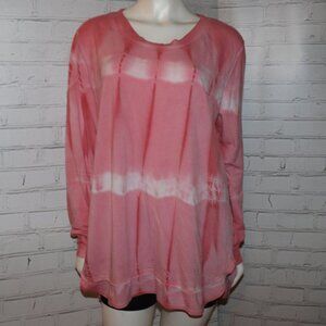 🌸💫 Beautiful Pink Tie-Dye Light Sweater by GreenTea (Size XL)